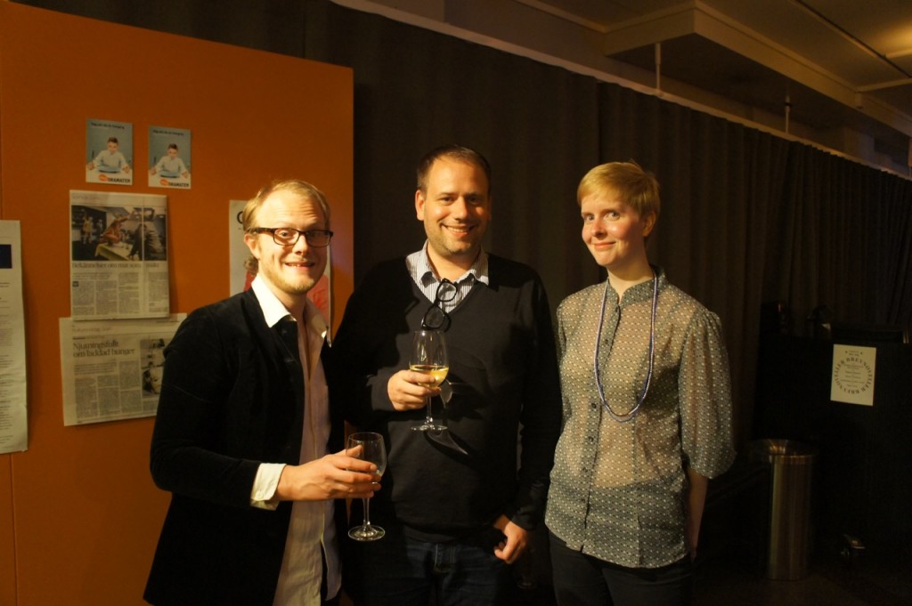 Jens Klitgaard, Eric Ericson och Åsa Eklöf